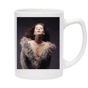 Anna Friel 14oz White Statesman Mug