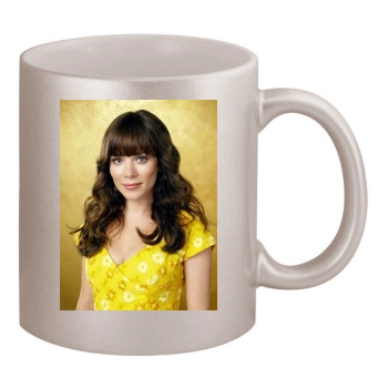 Anna Friel 11oz Metallic Silver Mug