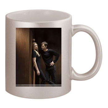 Anna Torv 11oz Metallic Silver Mug