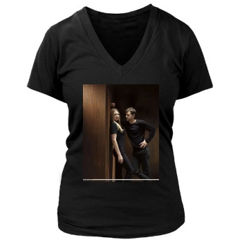 Anna Torv Women's Deep V-Neck TShirt