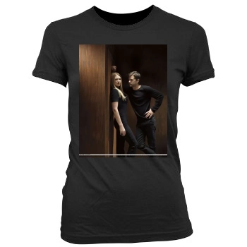 Anna Torv Women's Junior Cut Crewneck T-Shirt