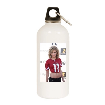 AnnaLynne McCord White Water Bottle With Carabiner