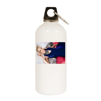 Annie Lennox White Water Bottle With Carabiner