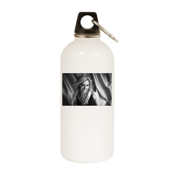 Ashley Tisdale White Water Bottle With Carabiner