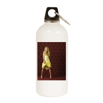 Ashley Tisdale White Water Bottle With Carabiner