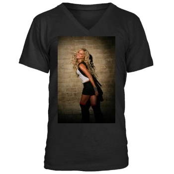 Ashley Tisdale Men's V-Neck T-Shirt