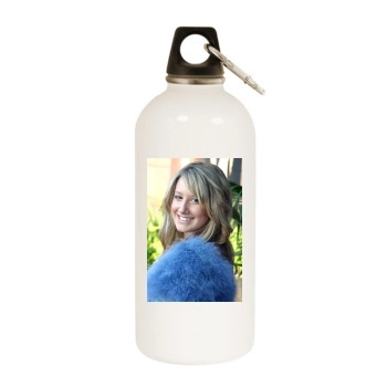 Ashley Tisdale White Water Bottle With Carabiner