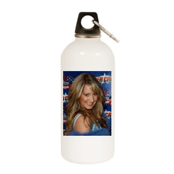 Ashley Tisdale White Water Bottle With Carabiner