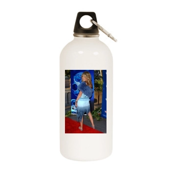 Ashley Tisdale White Water Bottle With Carabiner