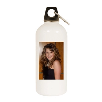 Ashley Tisdale White Water Bottle With Carabiner