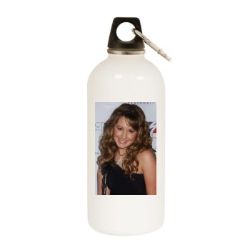 Ashley Tisdale White Water Bottle With Carabiner