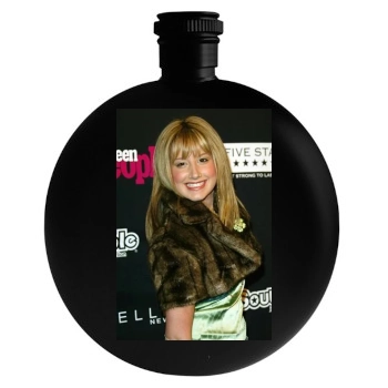 Ashley Tisdale Round Flask