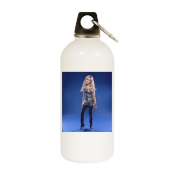 Ashley Tisdale White Water Bottle With Carabiner