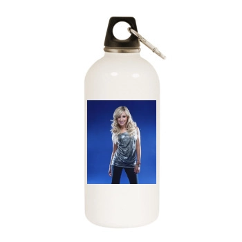 Ashley Tisdale White Water Bottle With Carabiner