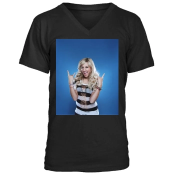 Ashley Tisdale Men's V-Neck T-Shirt