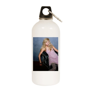 Ashley Tisdale White Water Bottle With Carabiner