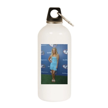 Ashley Tisdale White Water Bottle With Carabiner