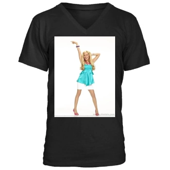 Ashley Tisdale Men's V-Neck T-Shirt