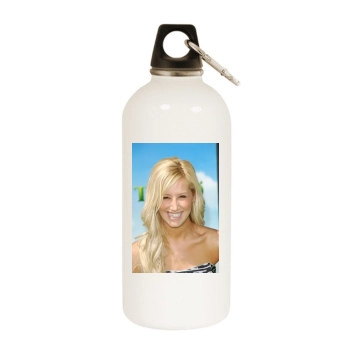 Ashley Tisdale White Water Bottle With Carabiner