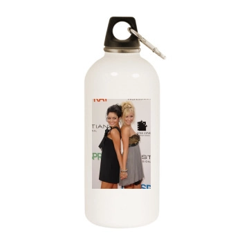 Ashley Tisdale White Water Bottle With Carabiner