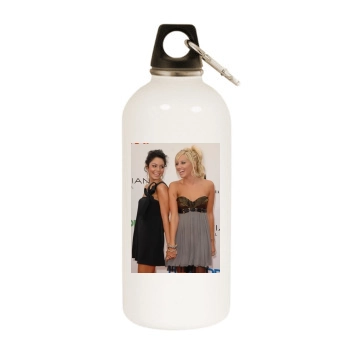 Ashley Tisdale White Water Bottle With Carabiner