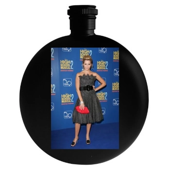 Ashley Tisdale Round Flask