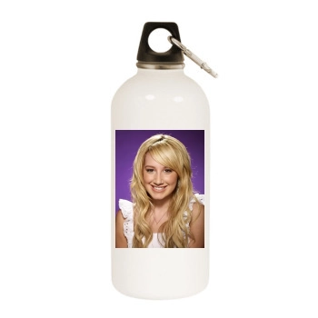 Ashley Tisdale White Water Bottle With Carabiner