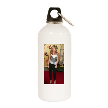 Ashley Tisdale White Water Bottle With Carabiner