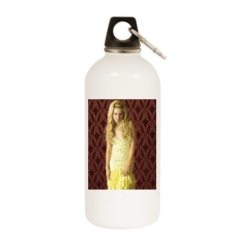 Ashley Tisdale White Water Bottle With Carabiner