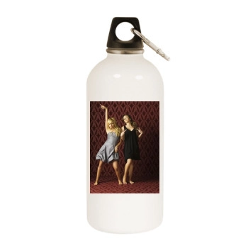 Ashley Tisdale White Water Bottle With Carabiner