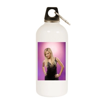 Ashley Tisdale White Water Bottle With Carabiner