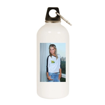 Ashley Tisdale White Water Bottle With Carabiner