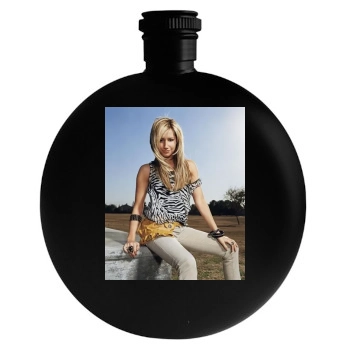 Ashley Tisdale Round Flask