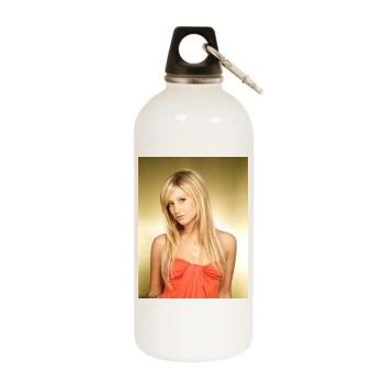 Ashley Tisdale White Water Bottle With Carabiner