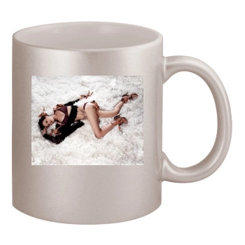 Asia Argento 11oz Metallic Silver Mug