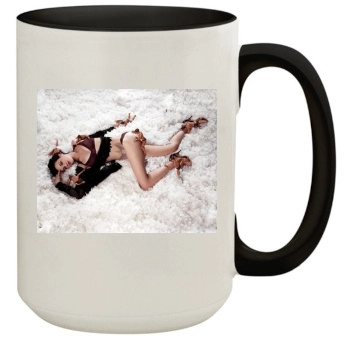 Asia Argento 15oz Colored Inner & Handle Mug