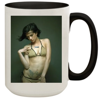 Asia Argento 15oz Colored Inner & Handle Mug