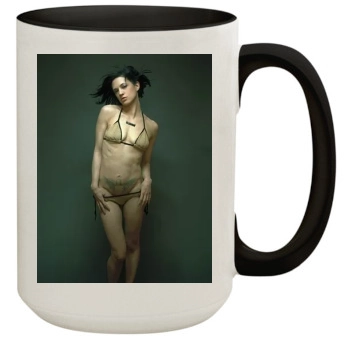 Asia Argento 15oz Colored Inner & Handle Mug