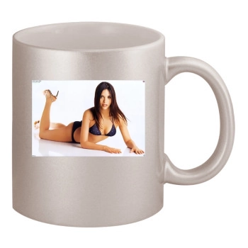 Asia Argento 11oz Metallic Silver Mug