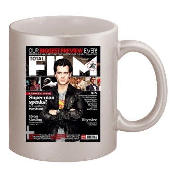 Henry Cavill 11oz Metallic Silver Mug