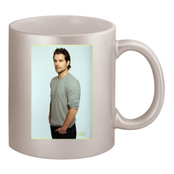 Henry Cavill 11oz Metallic Silver Mug