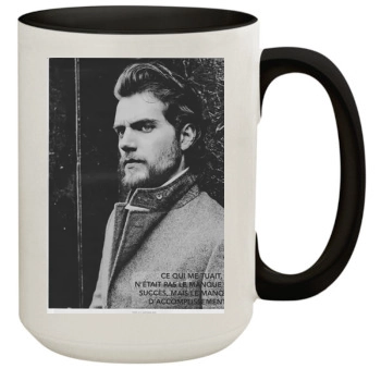 Henry Cavill 15oz Colored Inner & Handle Mug