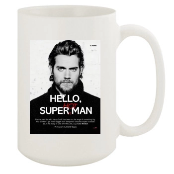 Henry Cavill 15oz White Mug