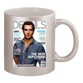 Henry Cavill 11oz Metallic Silver Mug