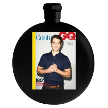 Henry Cavill Round Flask