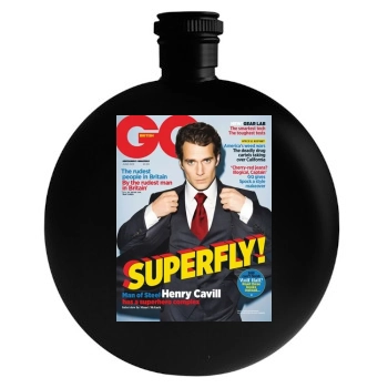 Henry Cavill Round Flask