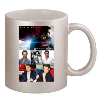 Henry Cavill 11oz Metallic Silver Mug