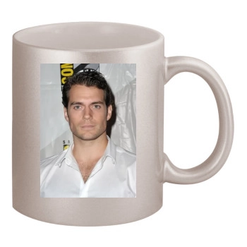 Henry Cavill 11oz Metallic Silver Mug