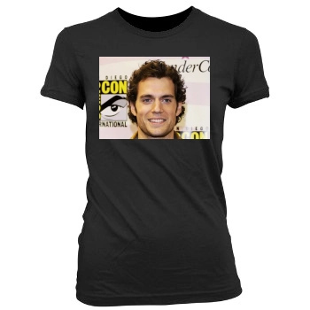 Henry Cavill Women's Junior Cut Crewneck T-Shirt