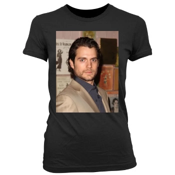 Henry Cavill Women's Junior Cut Crewneck T-Shirt